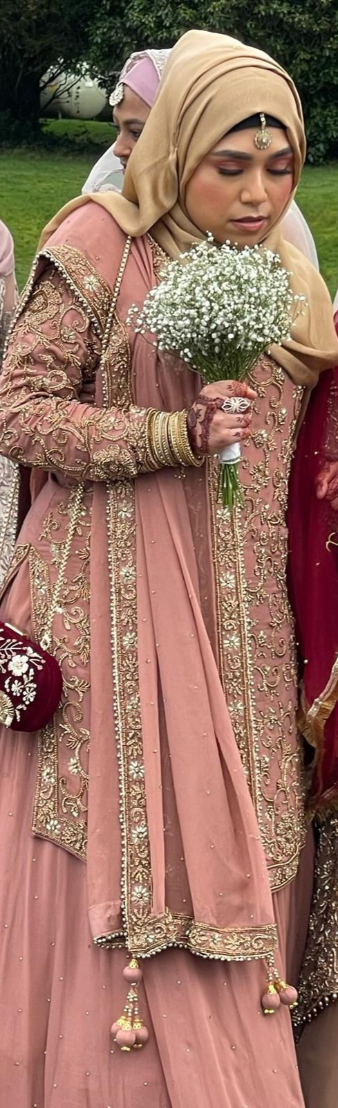 Pink Lehenga By Amina