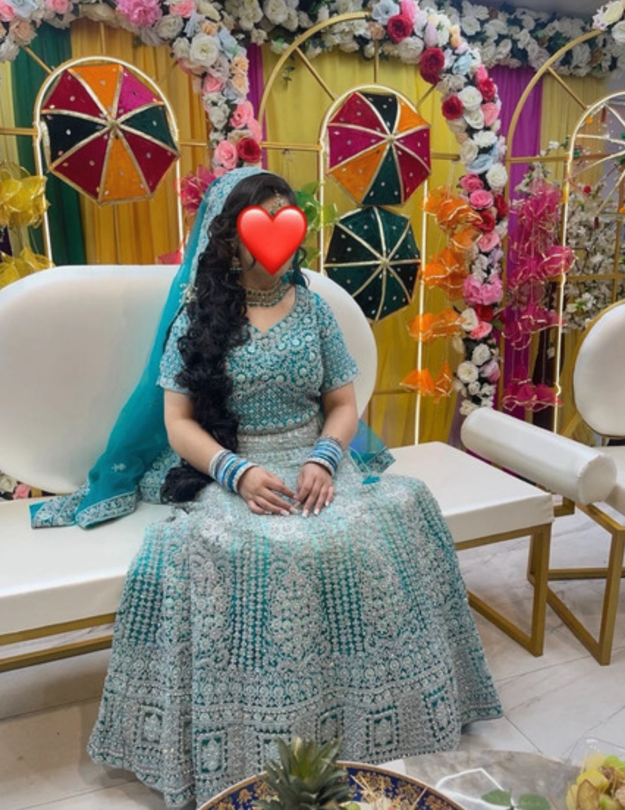 Mendhi lengha
