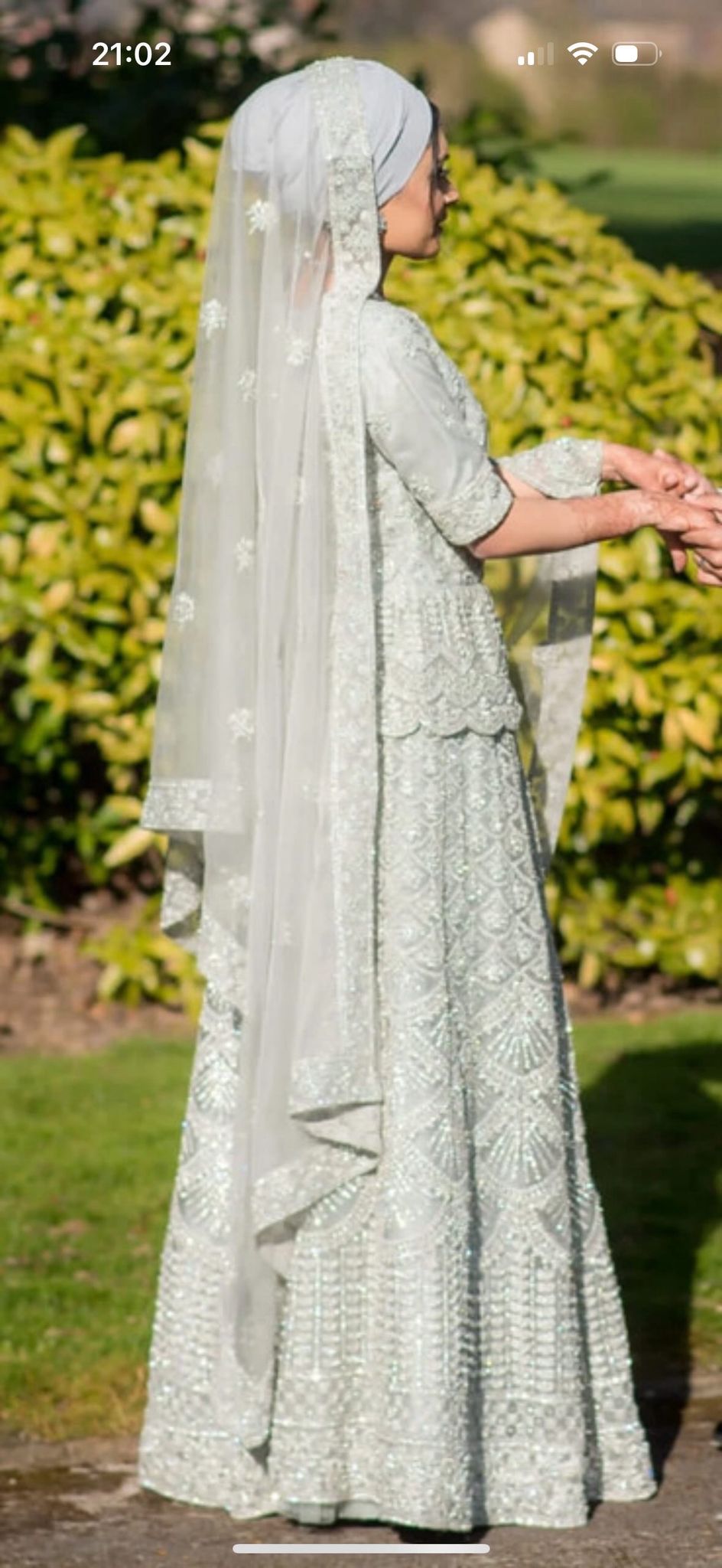 Silver/Grey Lehenga