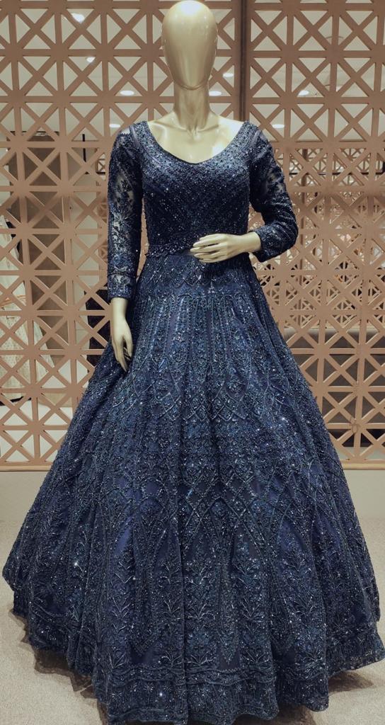 Stunning Navy blue, timeless gown
