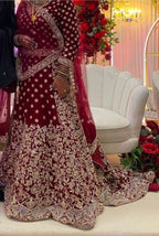 Red Bridal Lengha