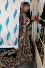 Beautiful Purple Bridal Dress