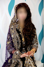 Beautiful Purple Bridal Dress