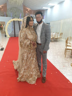 Champagne Gold Bridal Dress