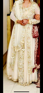 Ivory Bridal Dress by Khushboos By Chand