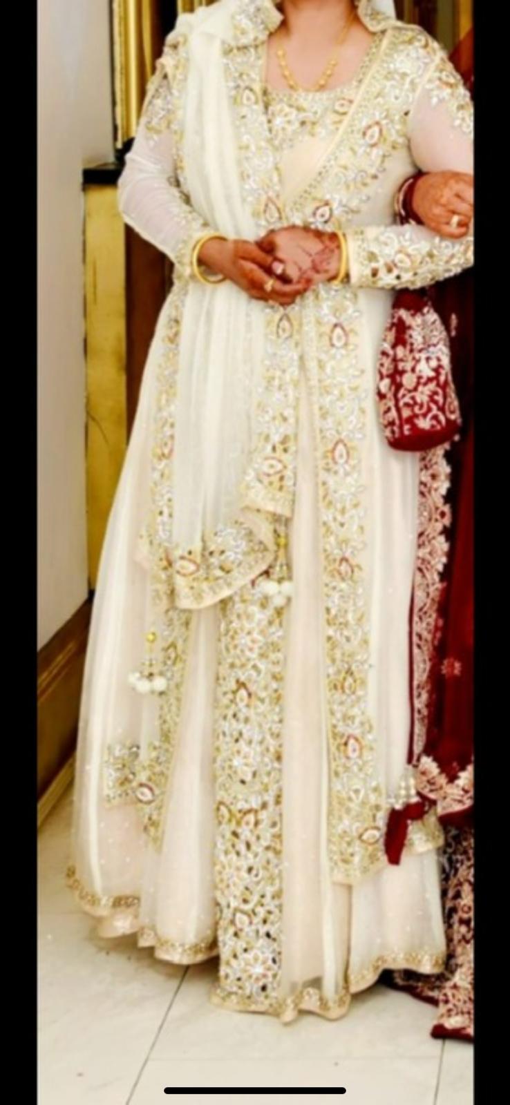Ivory Bridal Dress by Khushboos By Chand