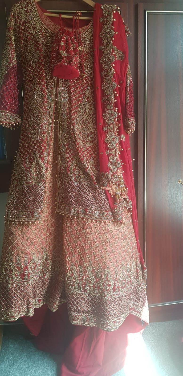Asian (Indian/Pakistani) wedding bridal dress.