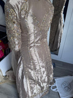 Champagne kameez and lengha