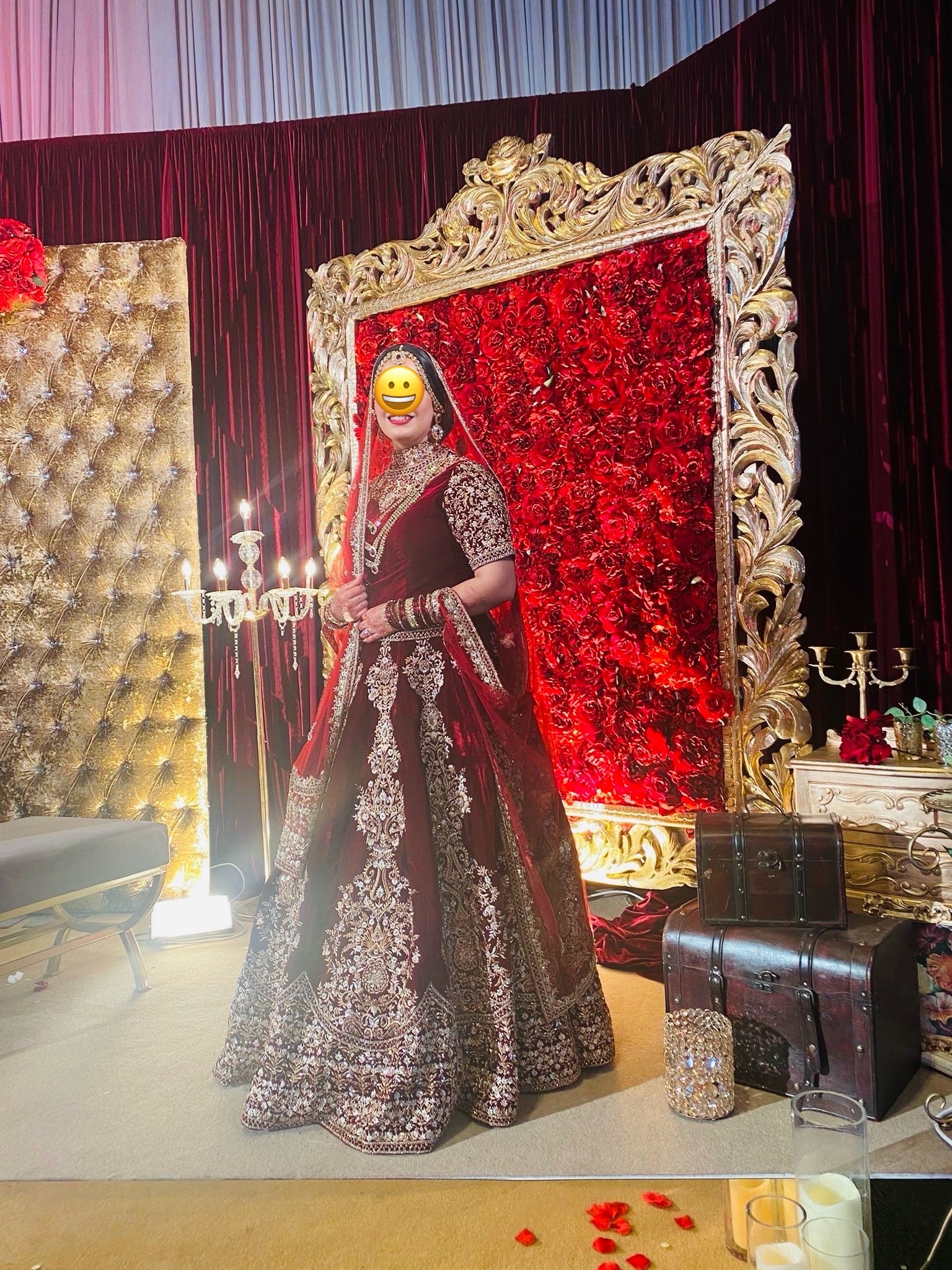 Pawan and Pranav designed Bridal Lengha