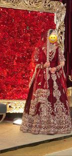 Pawan and Pranav designed Bridal Lengha