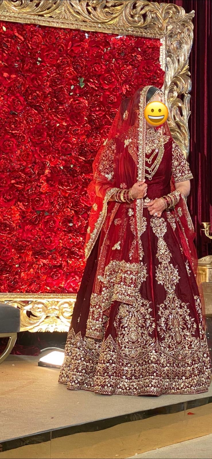 Pawan and Pranav designed Bridal Lengha