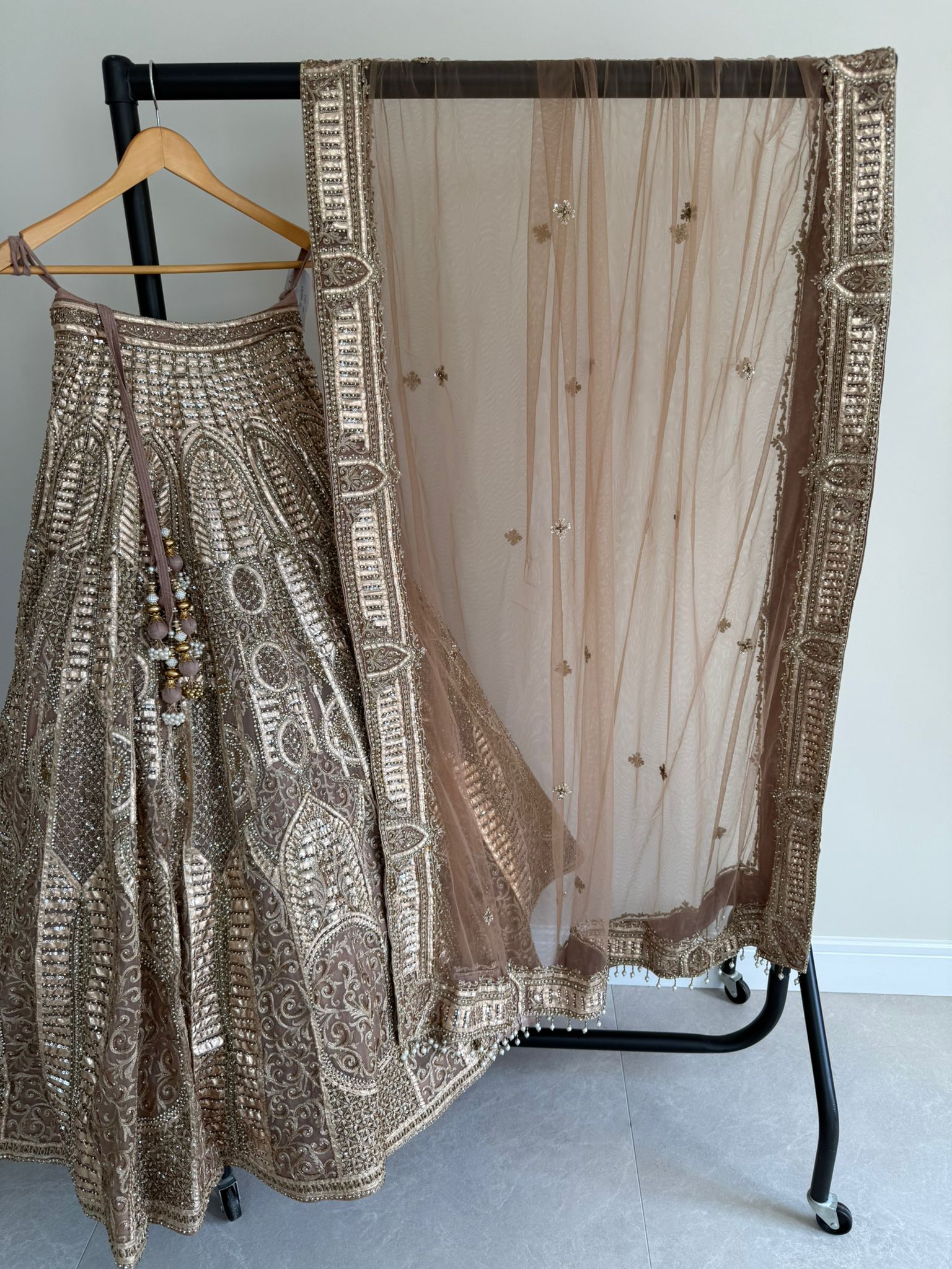Mongas Reception Bridal Lengha