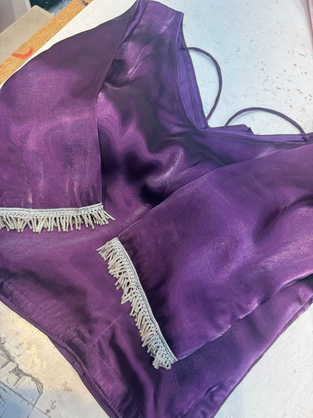 Lilac Saree by NB Couture