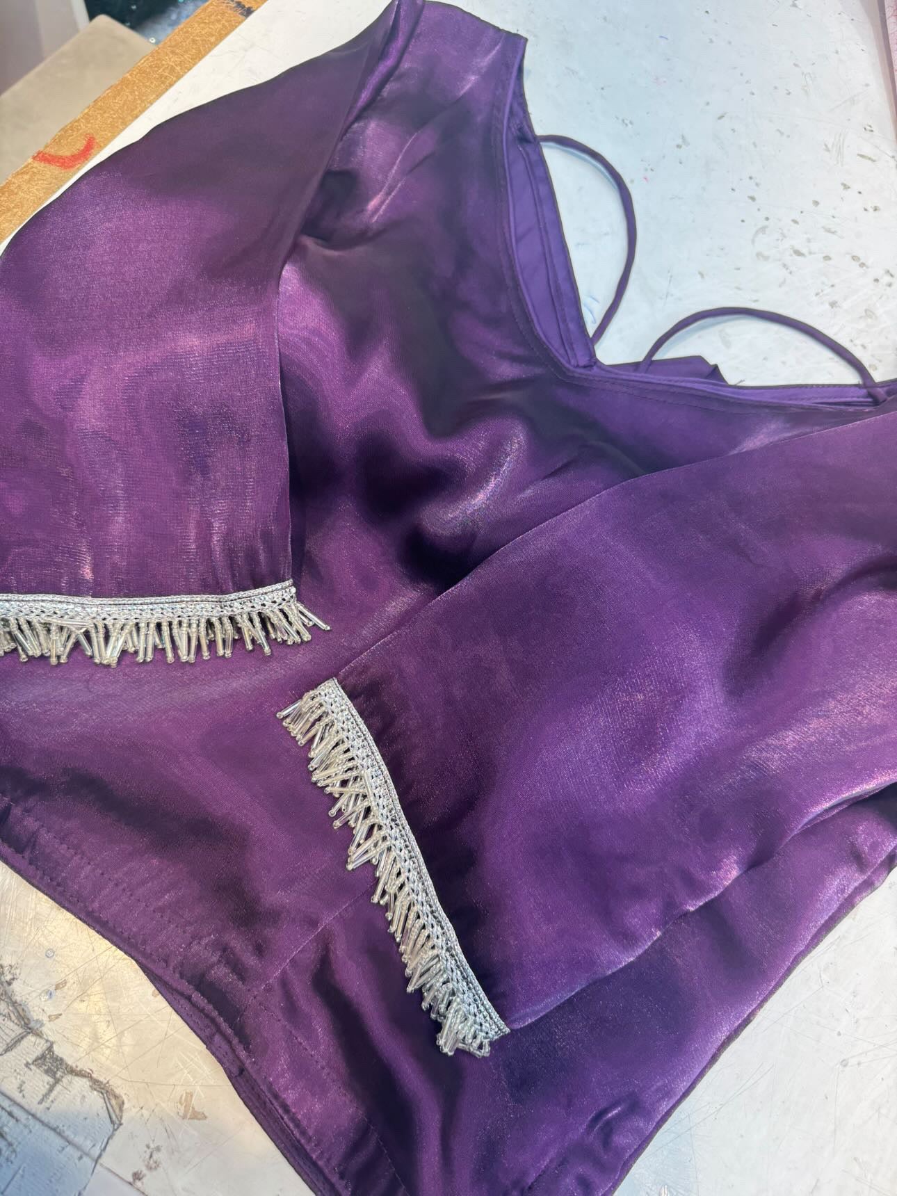 Lilac Saree by NB Couture
