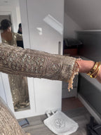 Gold emblished lengha