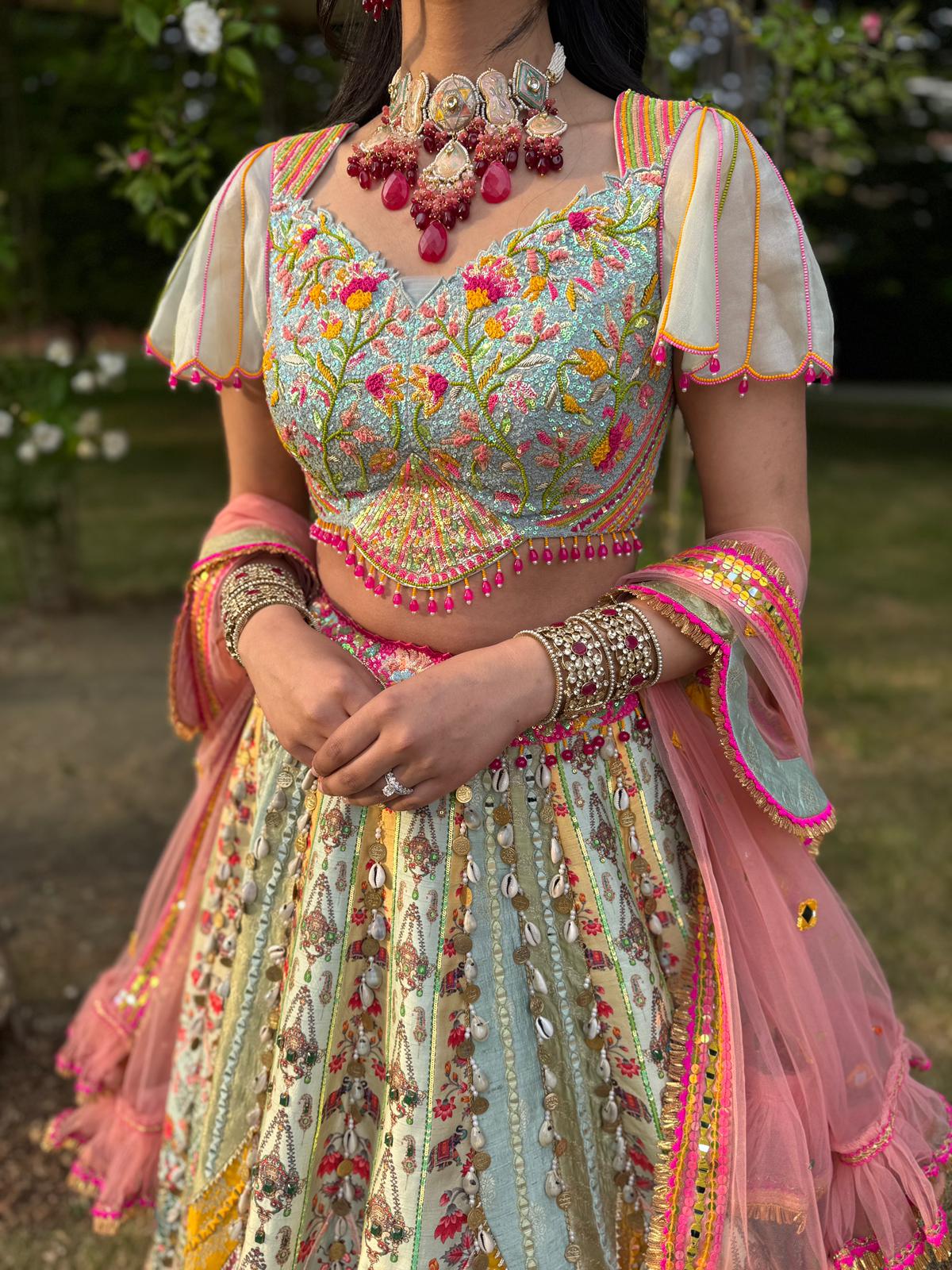 Designed by Liz Paul Bridal Lengha