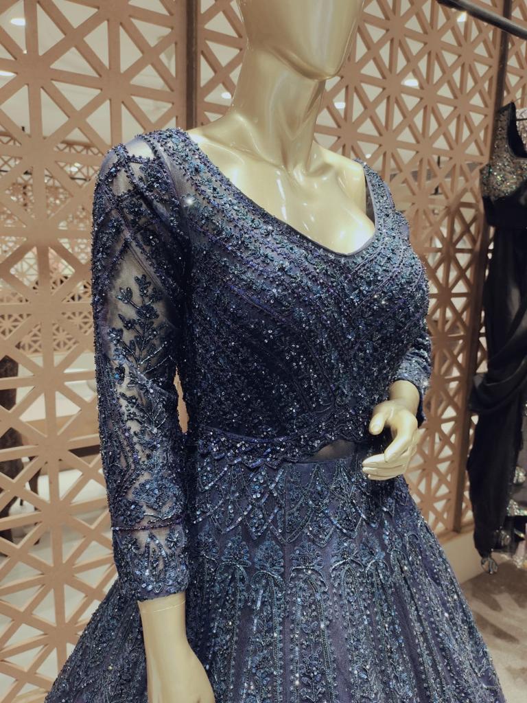 Stunning Navy blue, timeless gown