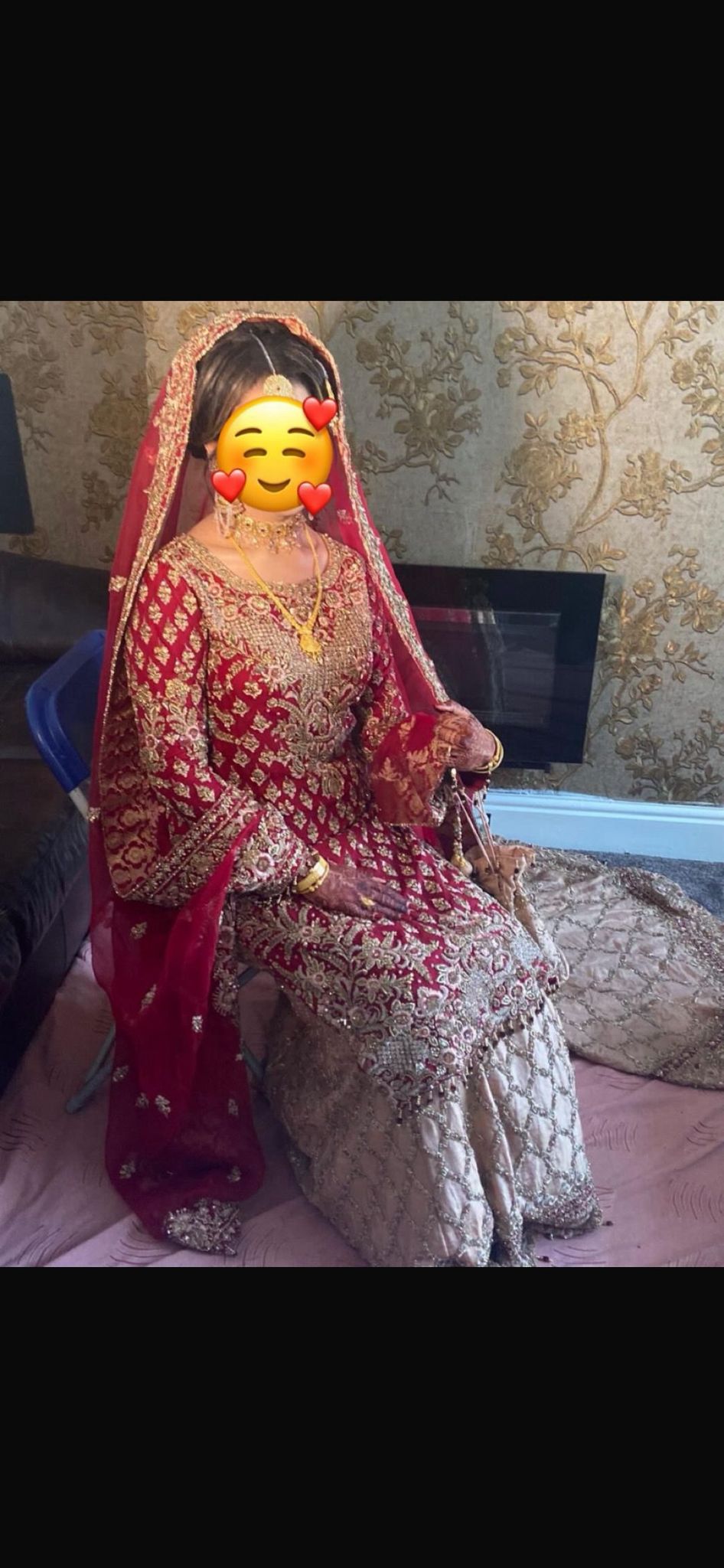 Hoor Kamis designed Wedding Lengha