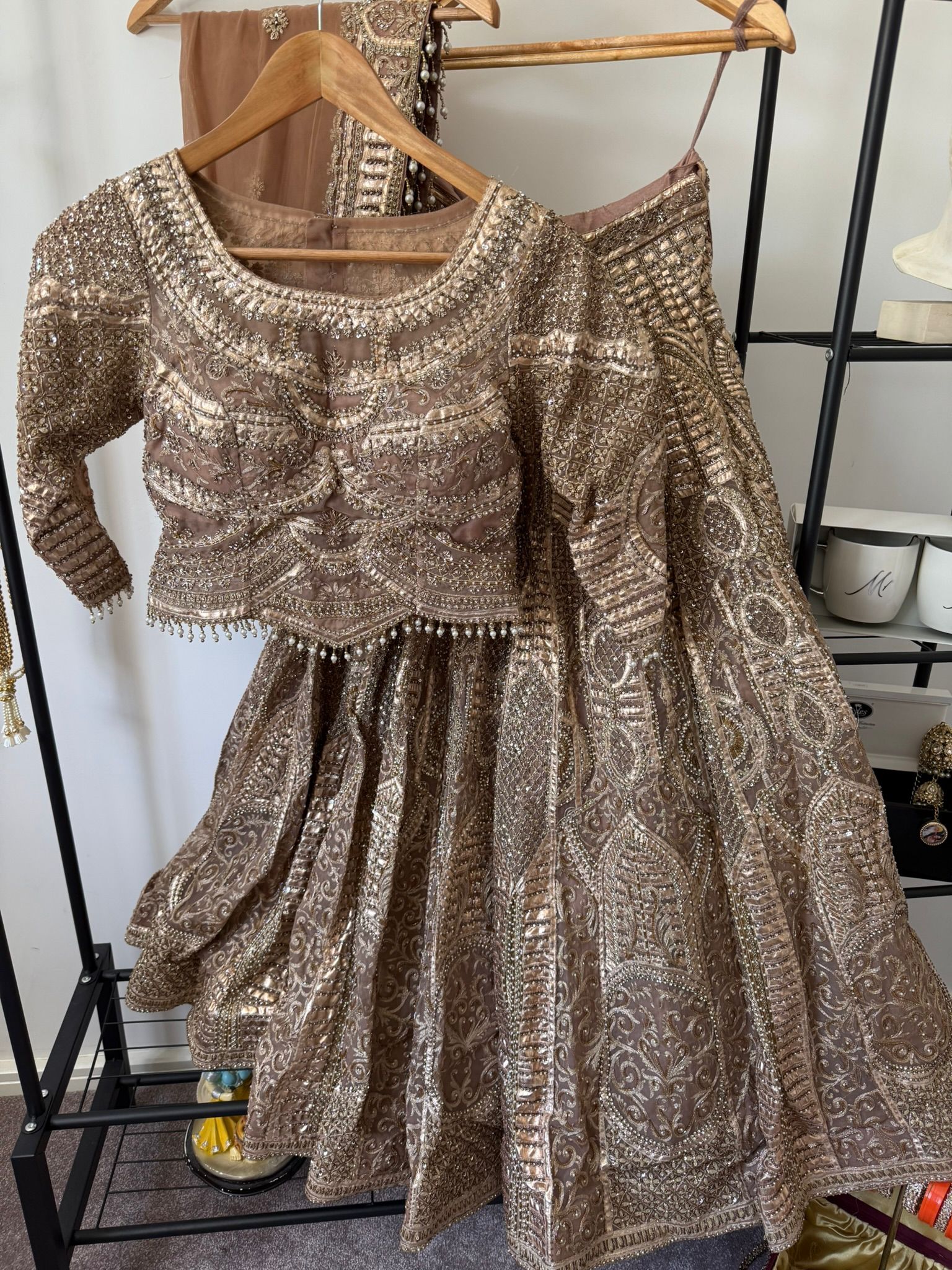 Mongas Reception Bridal Lengha