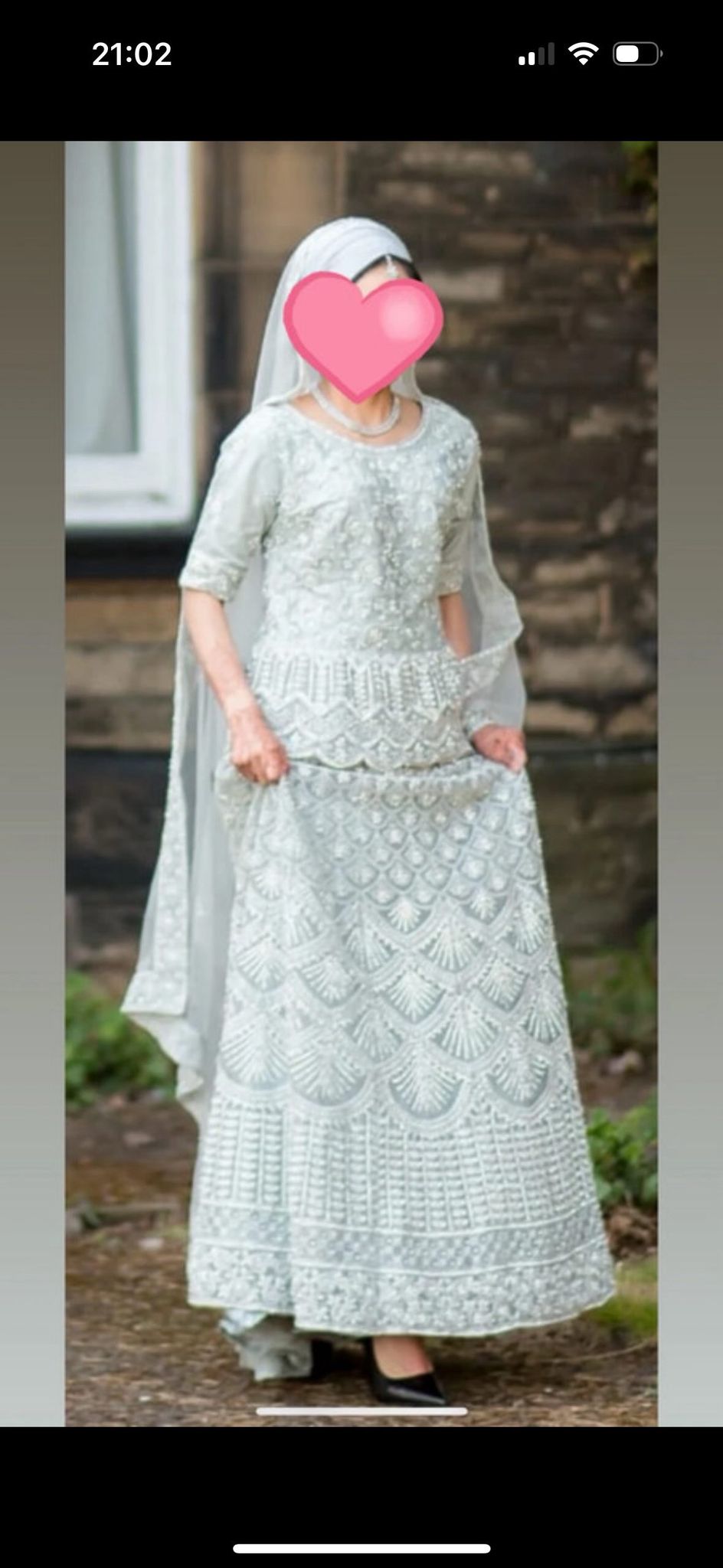 Silver/Grey Lehenga