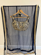 Navy Blue Embroidered Lehenga Set
