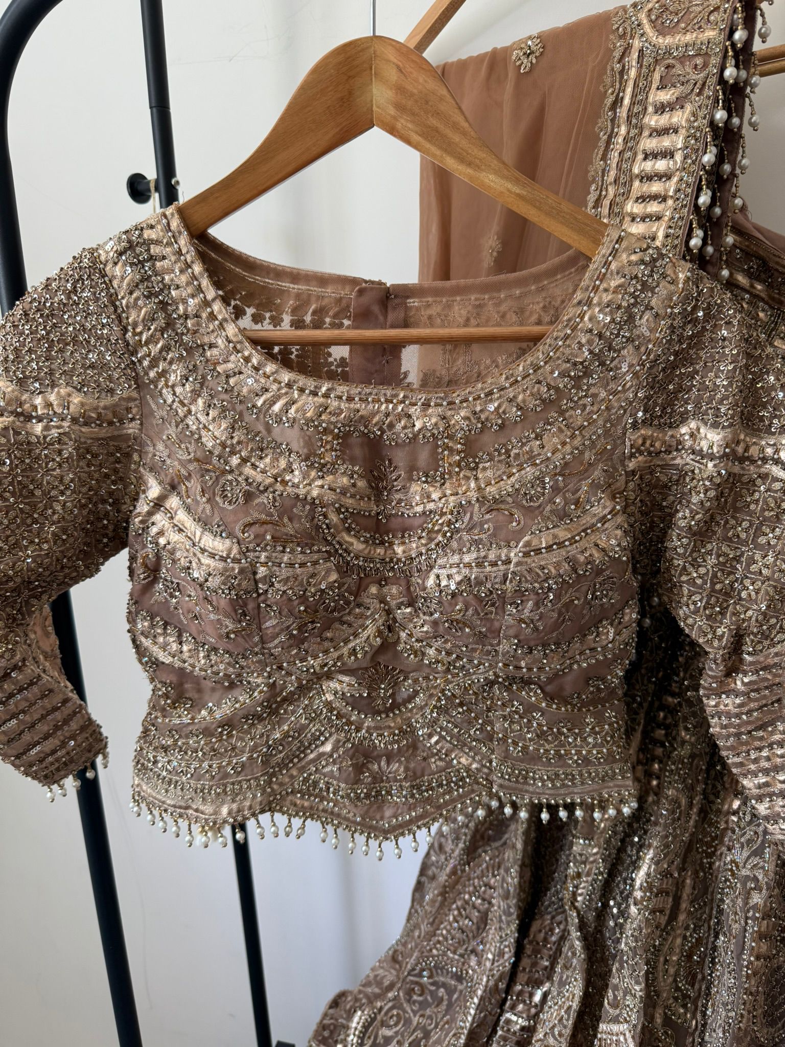 Mongas Reception Bridal Lengha