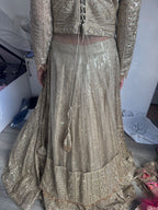 Gold emblished lengha