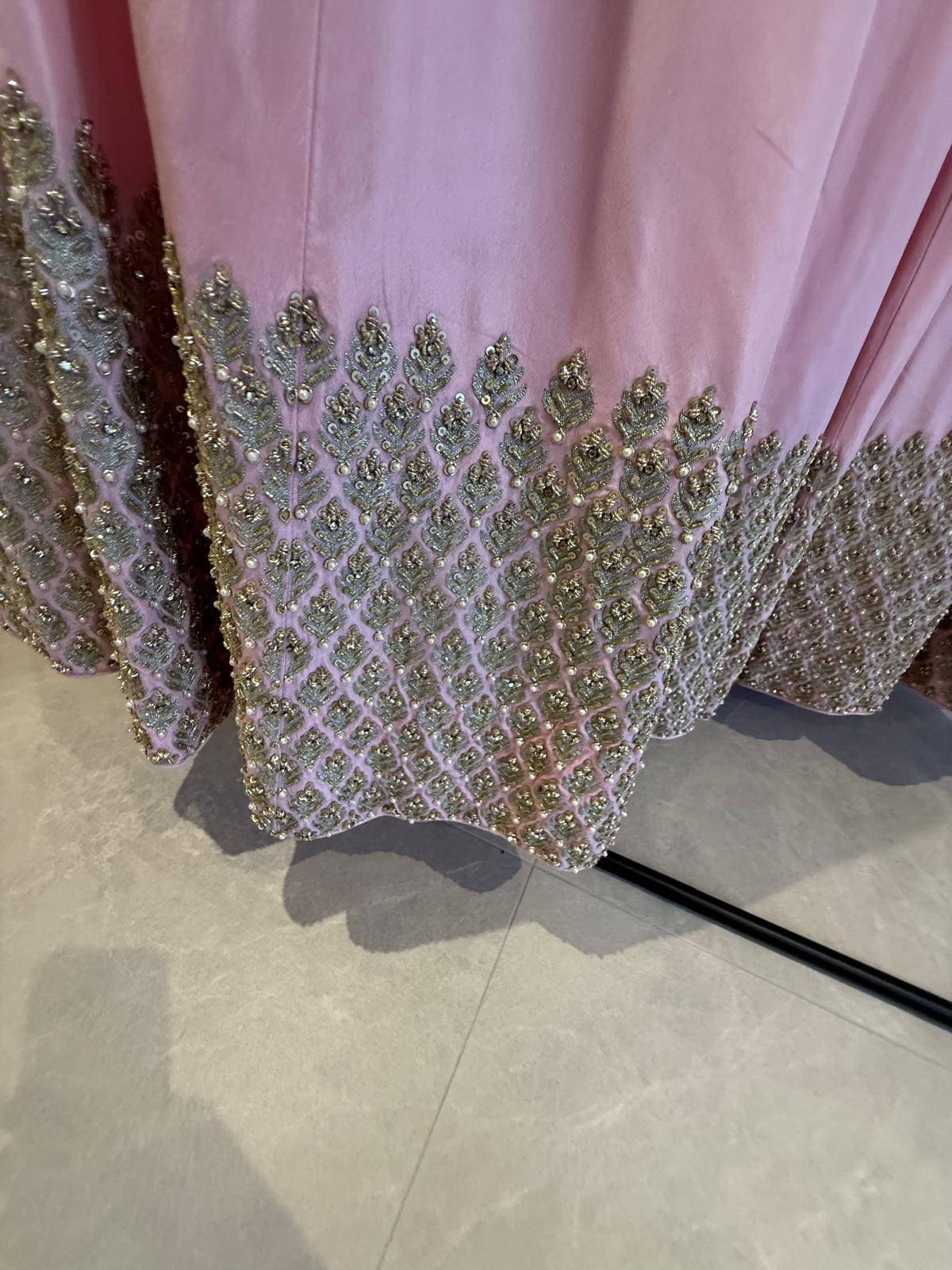 Blush Pink Embellished Lehenga Set