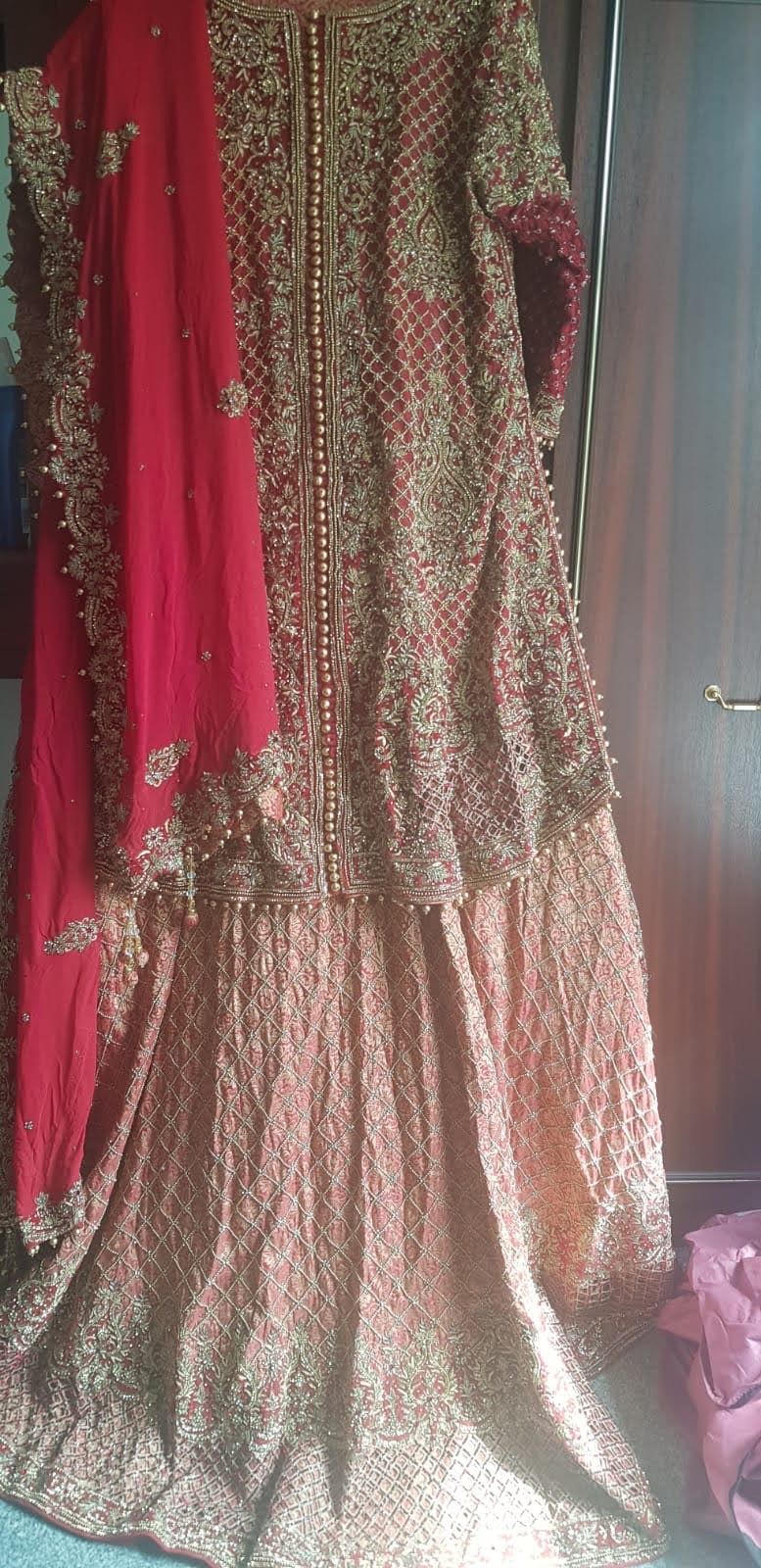 Asian (Indian/Pakistani) wedding bridal dress.