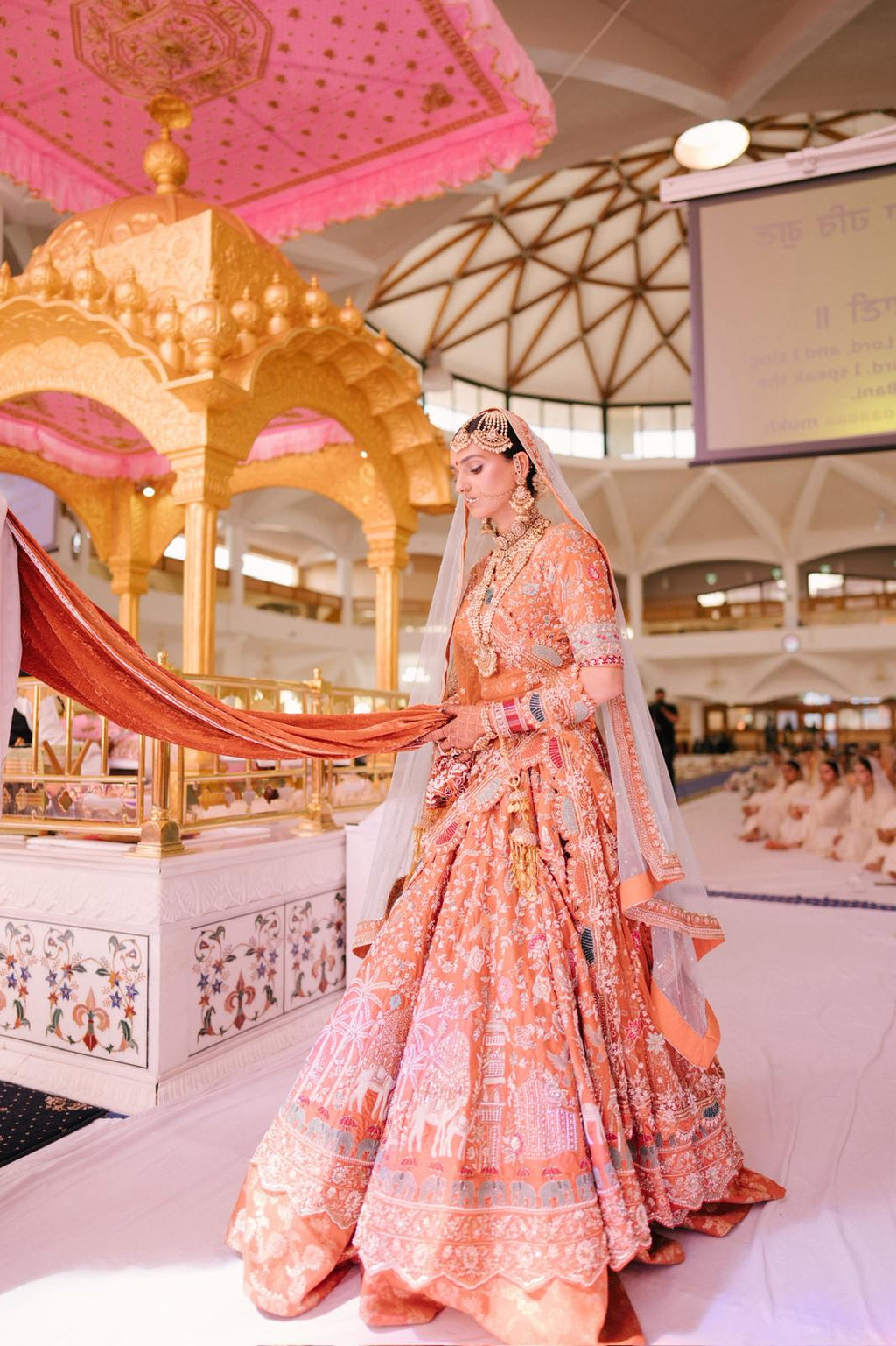 Designed by Femina Bridal Lengha