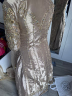 Champagne kameez and lengha