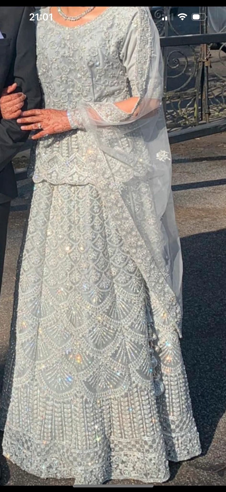 Silver/Grey Lehenga