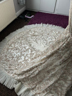 Seasonz White and Rose Bridal Lengha