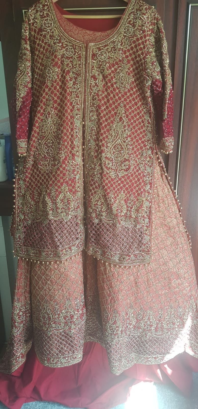 Asian (Indian/Pakistani) wedding bridal dress.