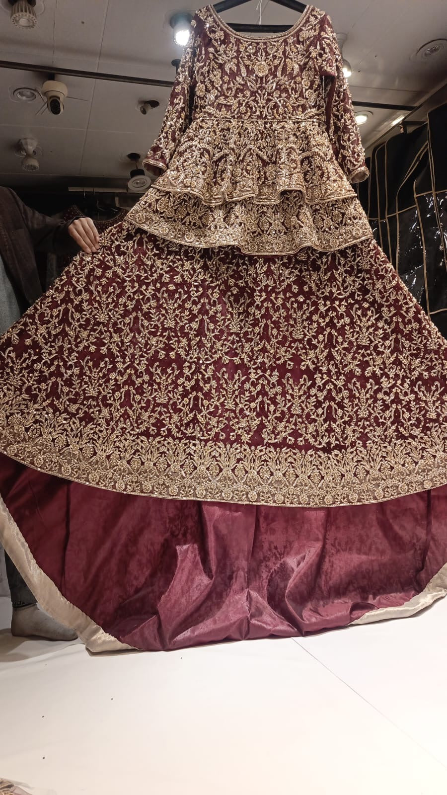 Heavily Embellished Bridal Lengha