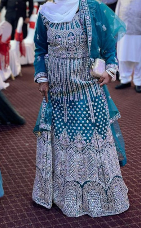 Pakistani wedding lengha dress