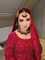 Red on Red Bridal Dress by 7aatrang