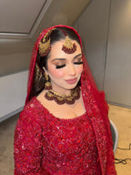 Red on Red Bridal Dress by 7aatrang