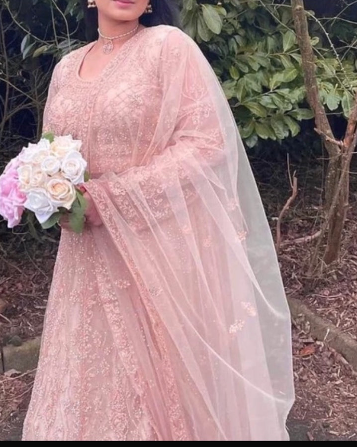 Baby pink lehenga