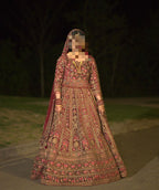 Red Bridal dress