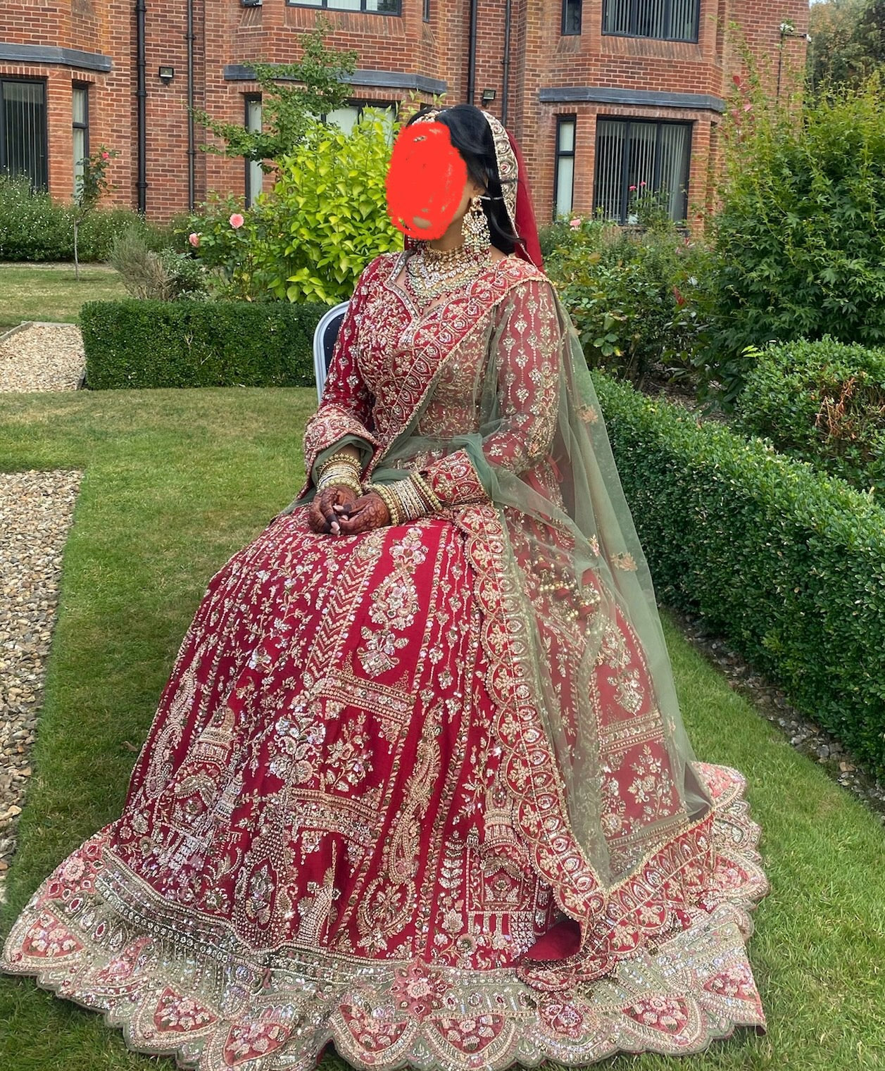 Mongas bridal Lengha