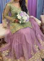 Designed By Lashkara Mendhi lengha