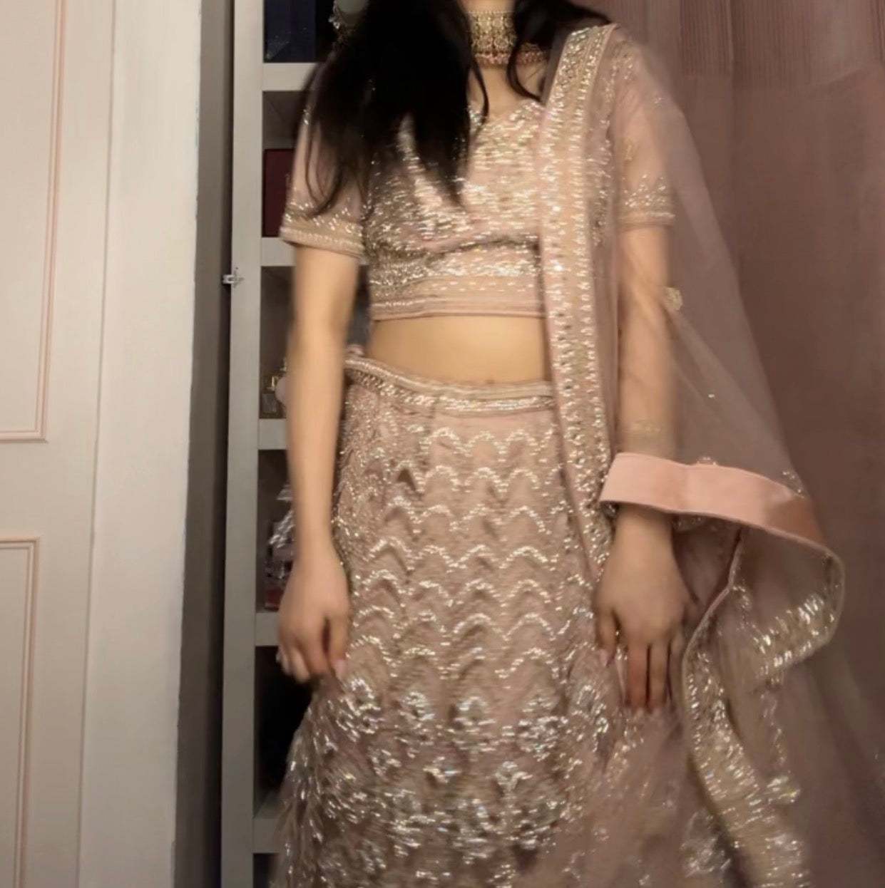 Pink lengha