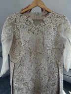Custom made in Dubai English fusion wedding party dress