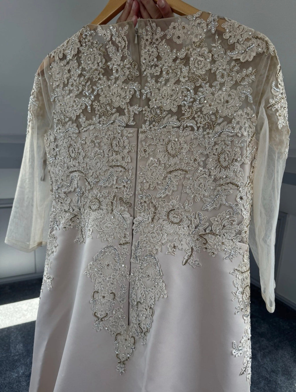 Custom made in Dubai English fusion wedding party dress