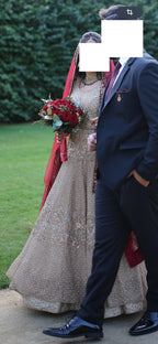 Designed by Bidaai London Bridal Lengha
