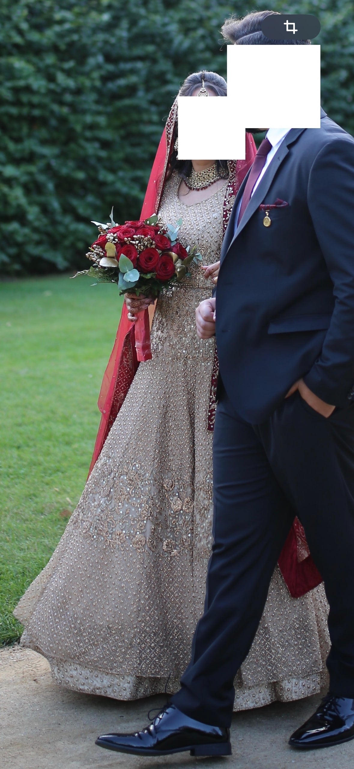 Designed by Bidaai London Bridal Lengha