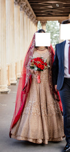 Designed by Bidaai London Bridal Lengha