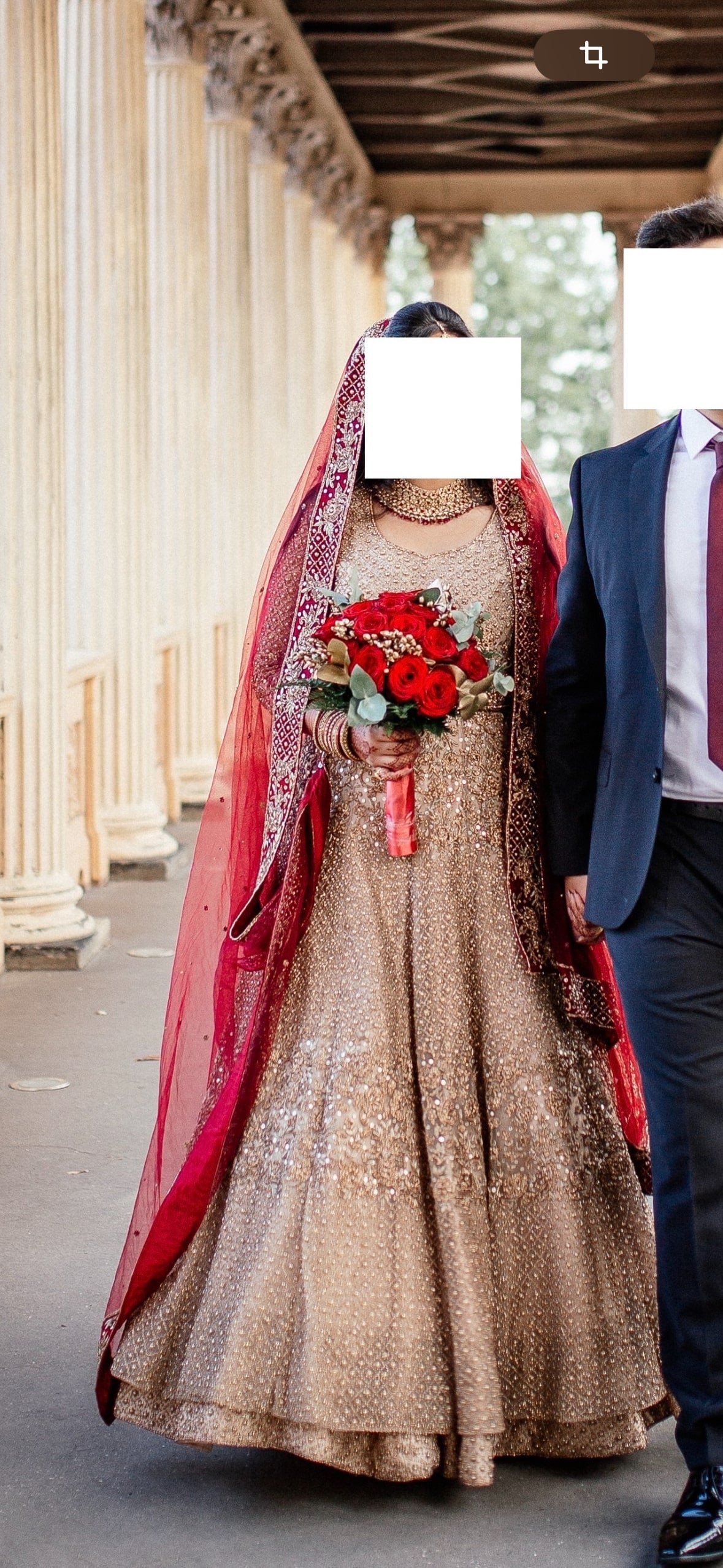 Designed by Bidaai London Bridal Lengha