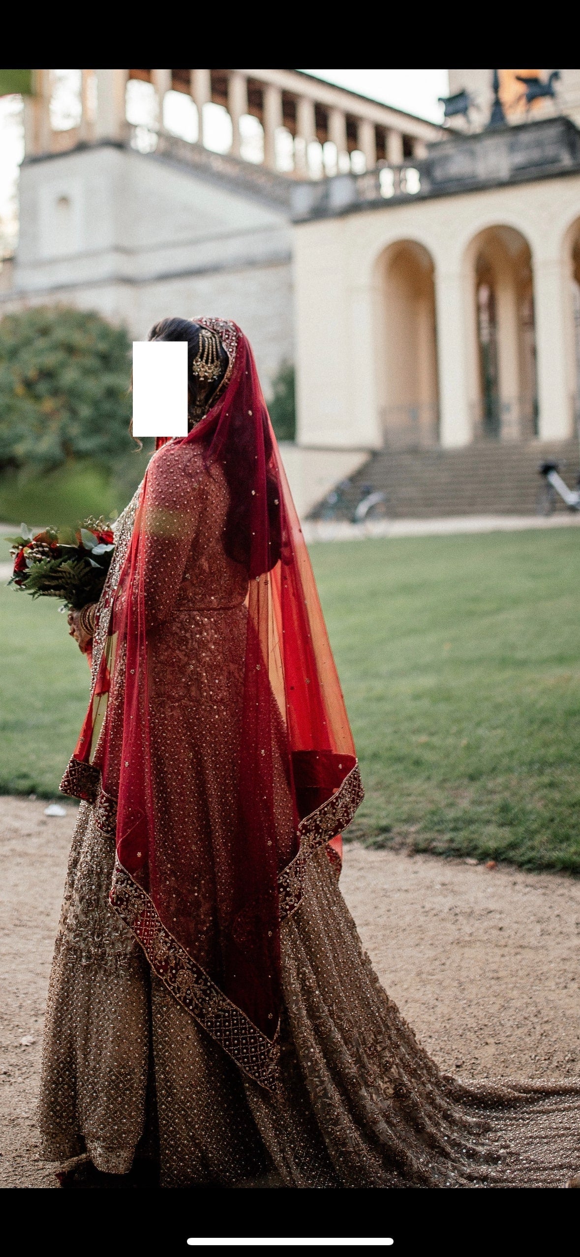 Designed by Bidaai London Bridal Lengha